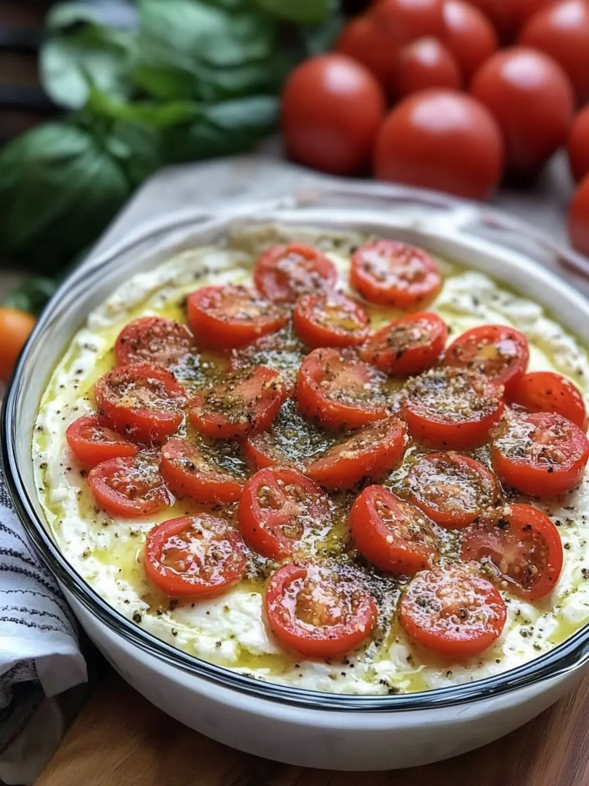 Irresistibly Easy 3 Ingredient Warm Caprese Dip Recipe 3 Easy 3 Ingredient Warm Caprese Dip