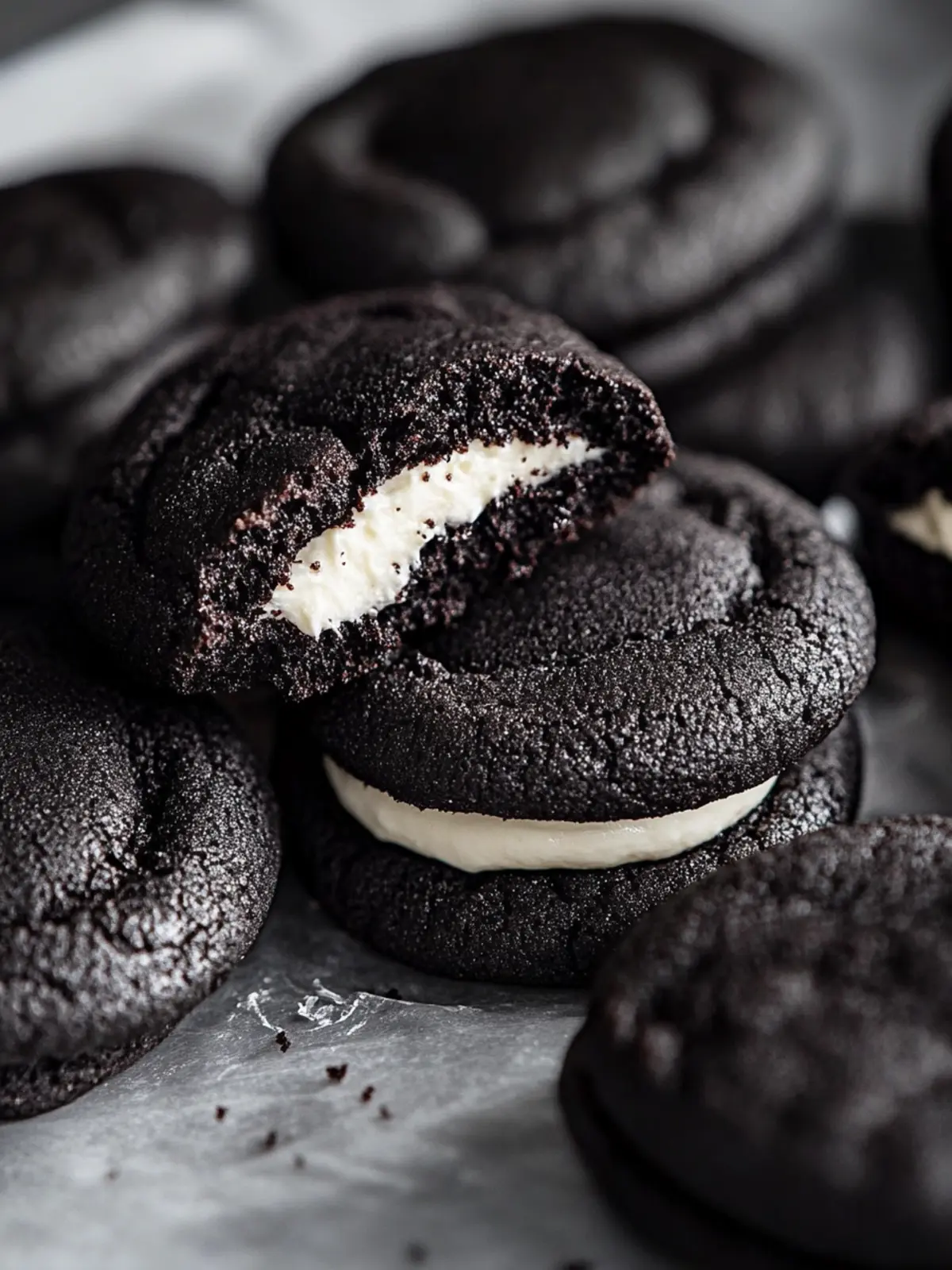 Decadent Black Velvet Cheesecake Cookies for Halloween Delight 3 Black Velvet Cheesecake Cookies