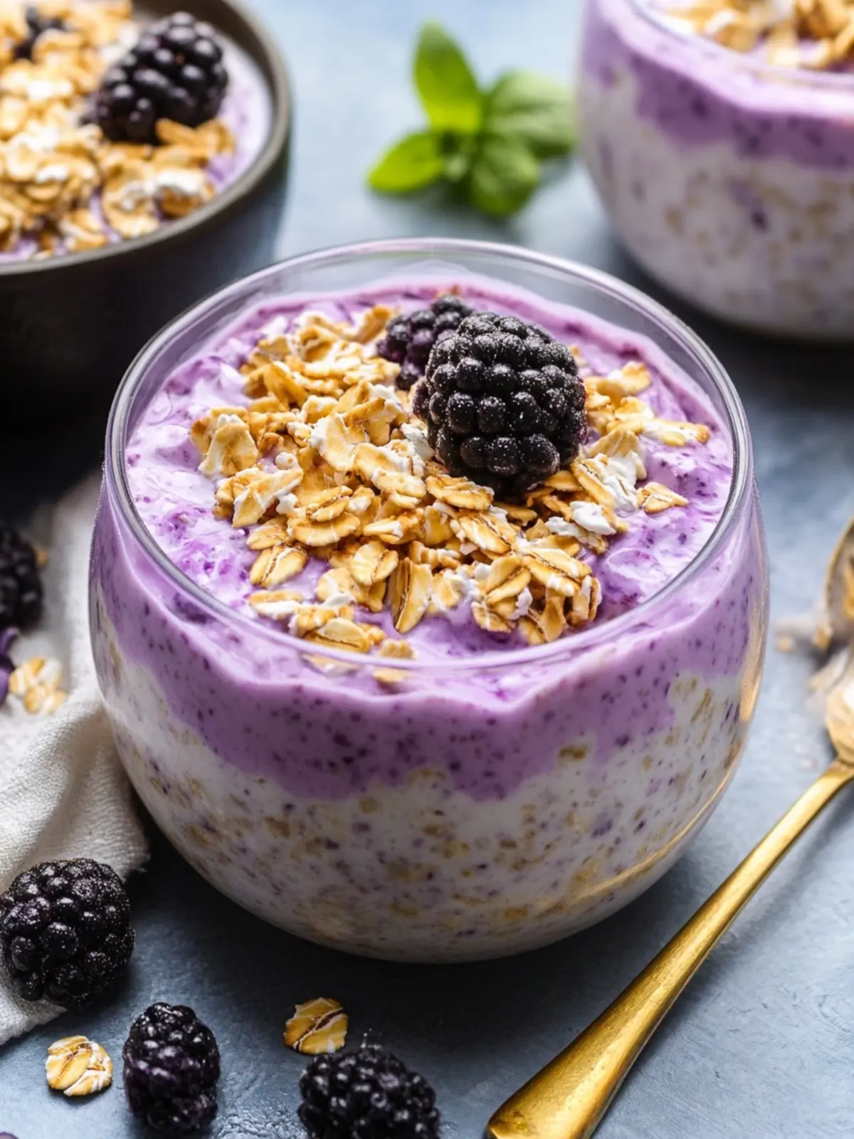 Delicious Ube Overnight Oats for a Vibrant Breakfast Boost 4 UBE Overnight Oats