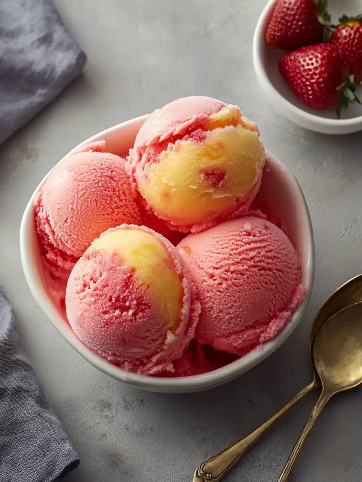 Refreshing Strawberry Pineapple Sorbet for Summer Bliss 2 Strawberry Pineapple Sorbet