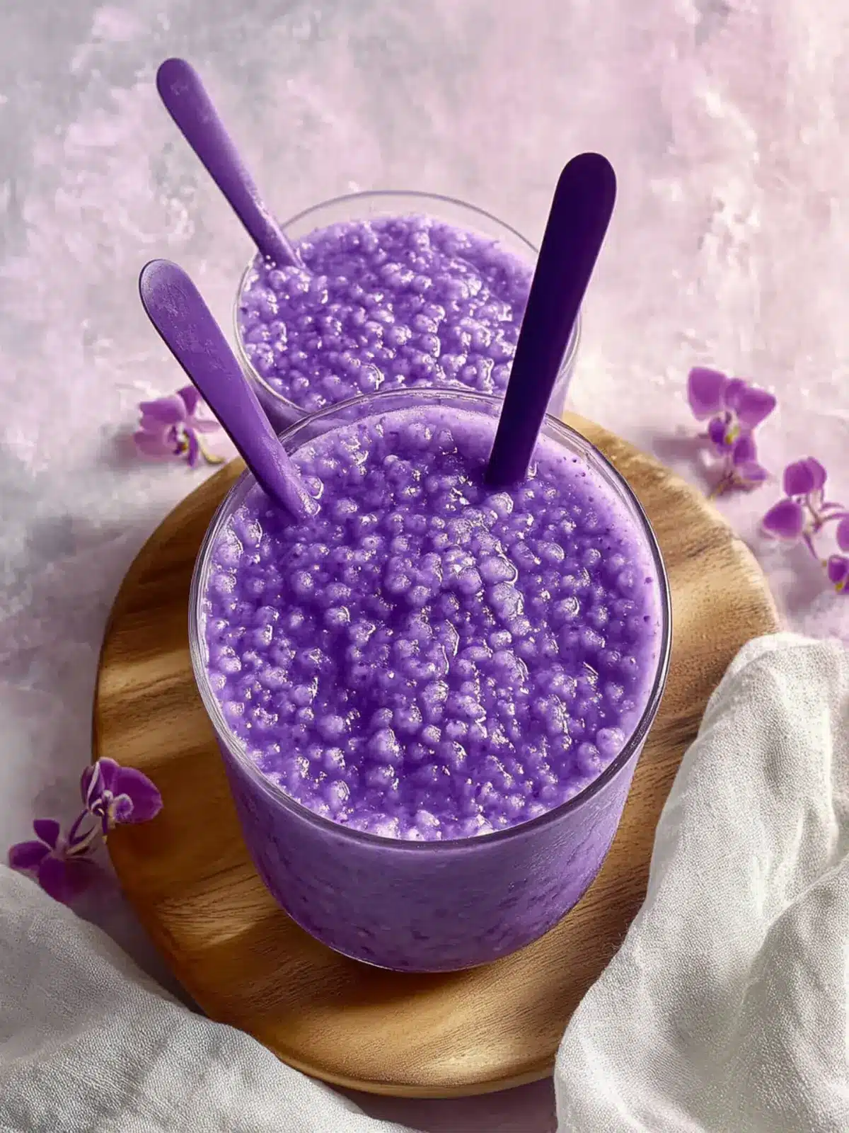 Delight in Ube Sago: Creamy, Tropical Dessert Fun 5 Ube Sago