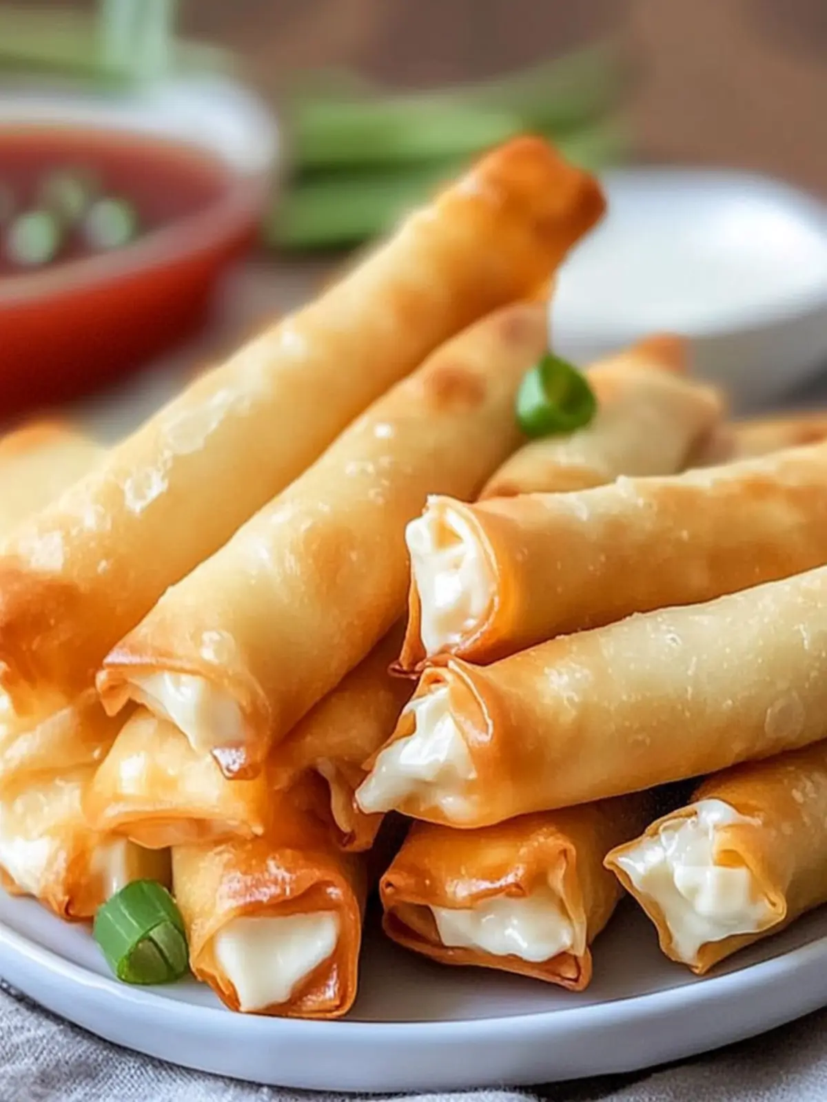 Delicious Baked Cream Cheese Rangoon Rolls: A Healthier Twist 3 Baked Cream Cheese Rangoon Rolls