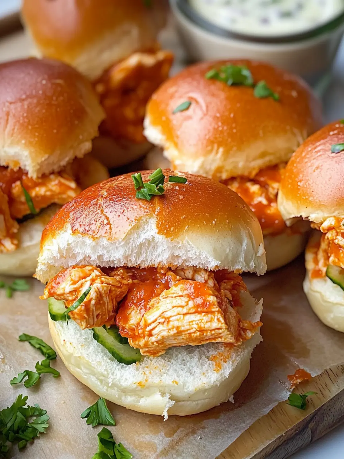 Spicy Buffalo Chicken Sliders You Can't Resist for Game Day 5 Spicy Buffalo Chicken Sliders