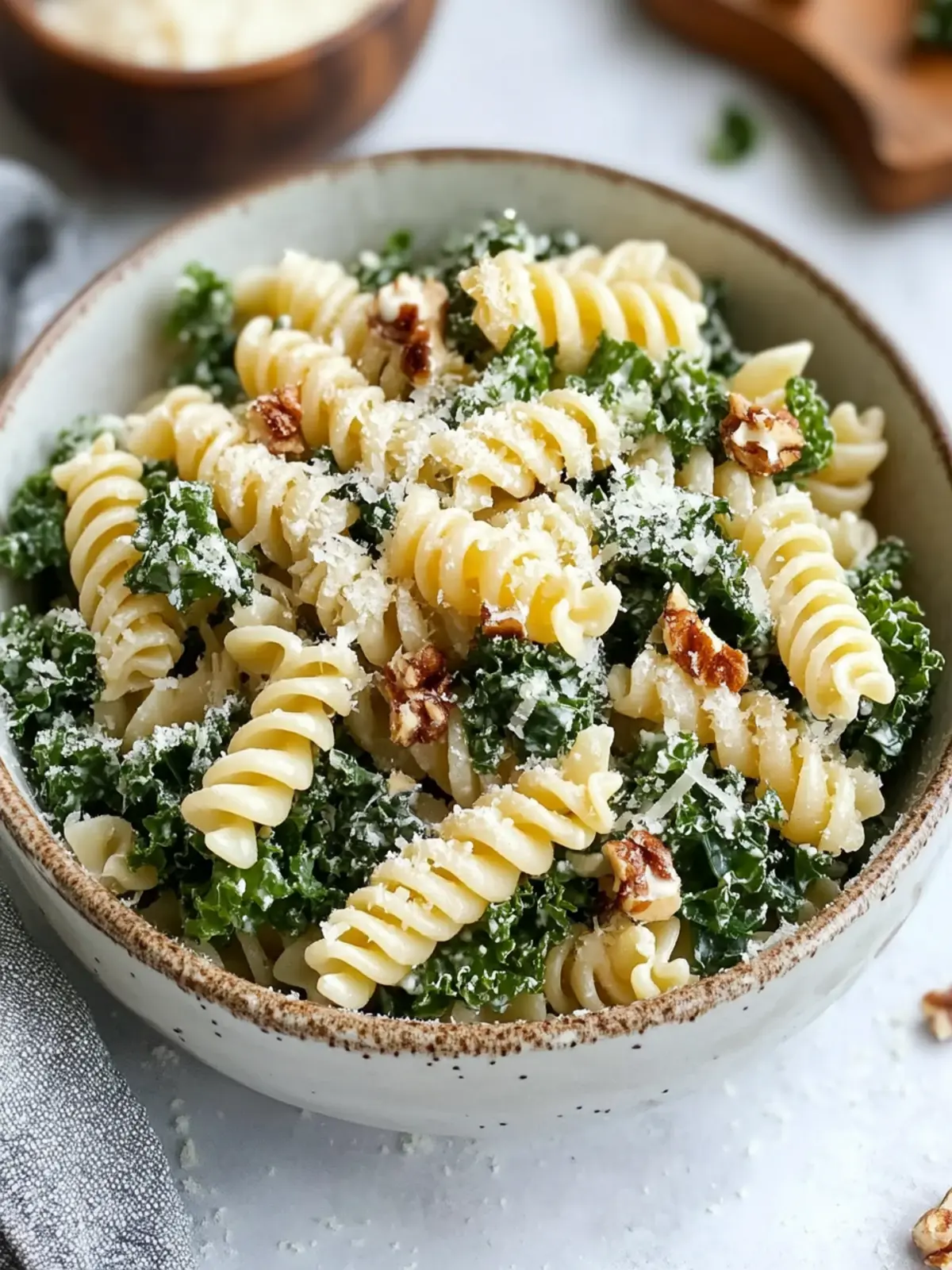 Delicious Kale Caesar Pasta Salad with Crispy Chickpeas Delight 4 Delicious Kale Caesar Pasta Salad