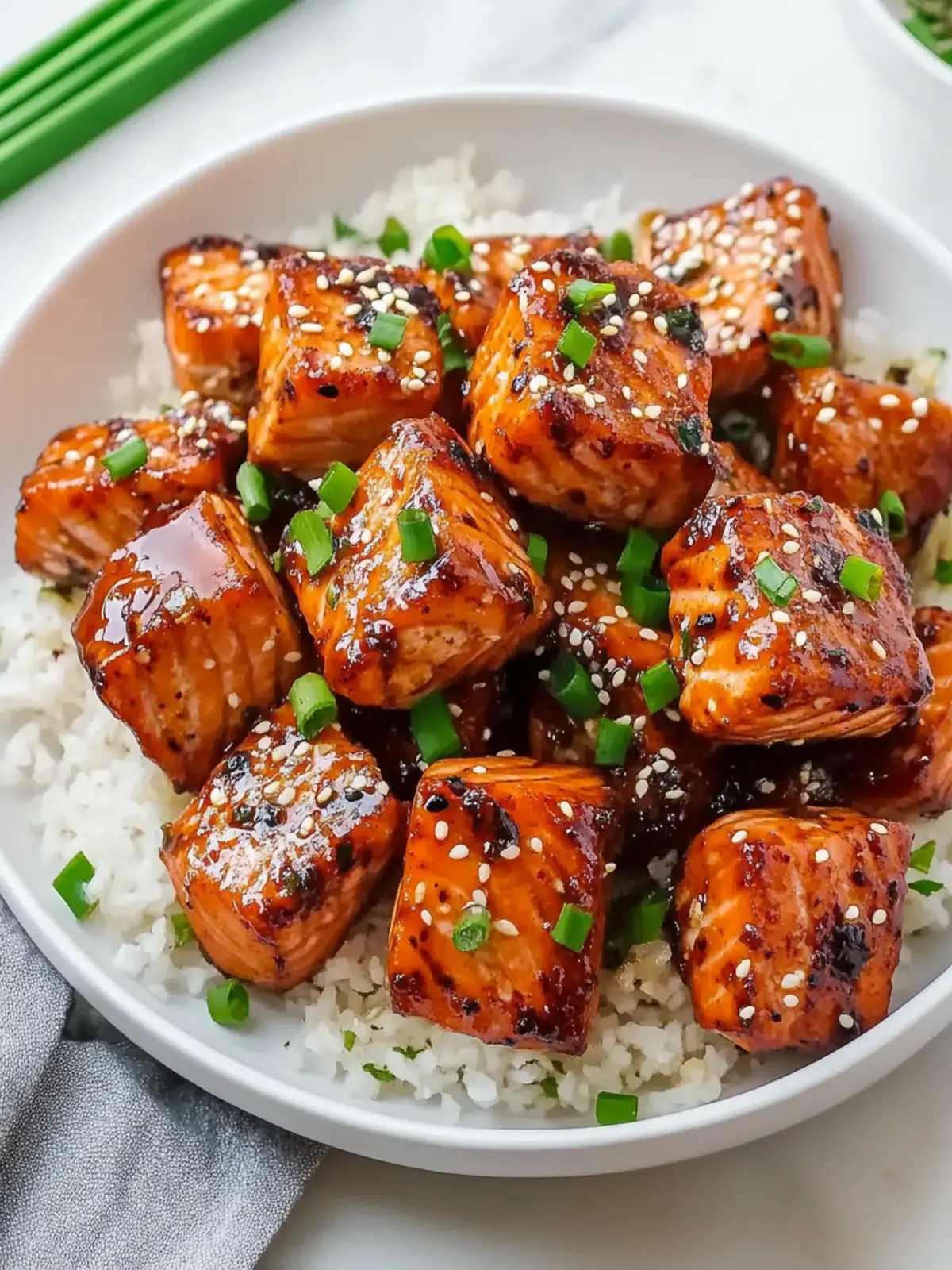 Delicious Honey Garlic Salmon Bites: Quick and Healthy Treats 5 Honey Garlic Salmon Bites