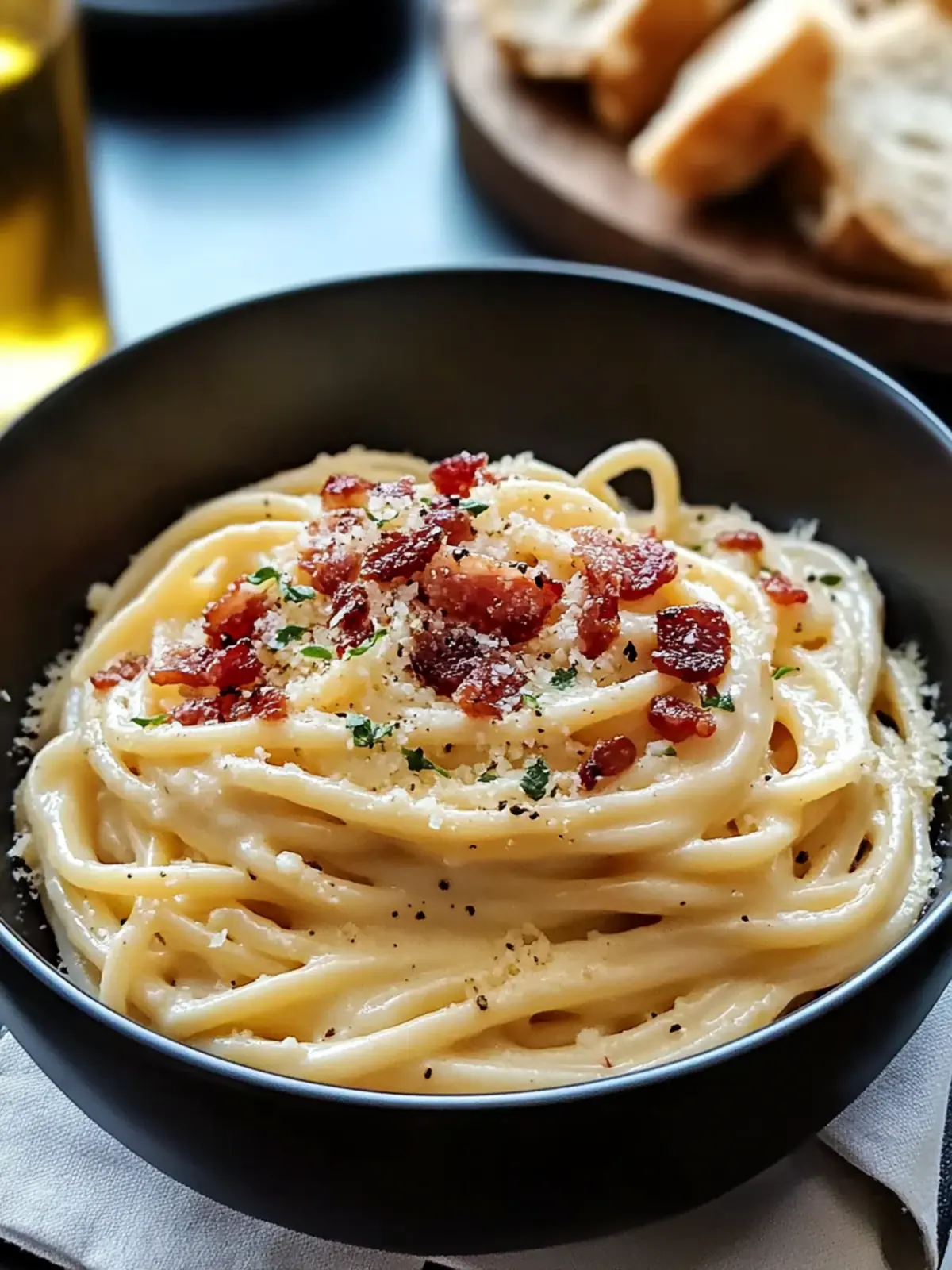 25-Minute Bacon Carbonara Pasta for a Quick Family Feast 4 25-Minute Bacon Carbonara Pasta