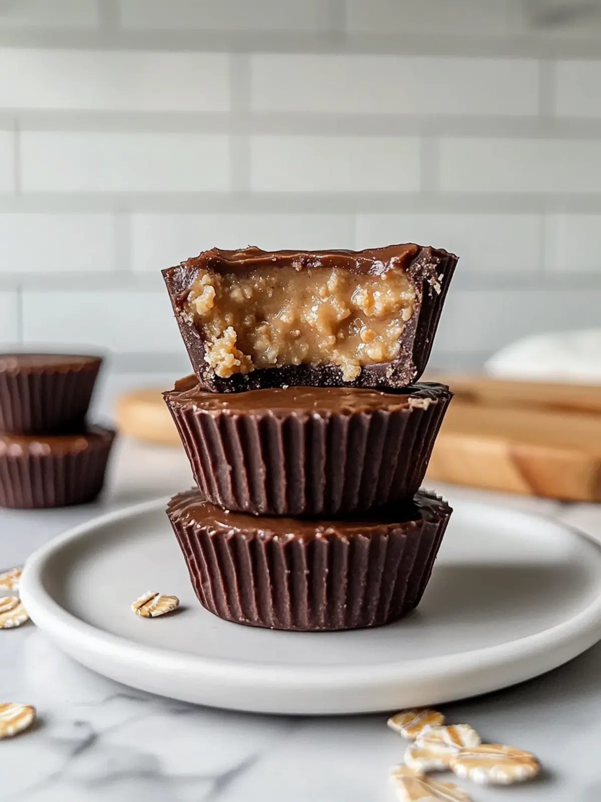 Peanut Butter Oat Cups: Quick Vegan Delights for Everyone 2 Peanut Butter Oat Cups