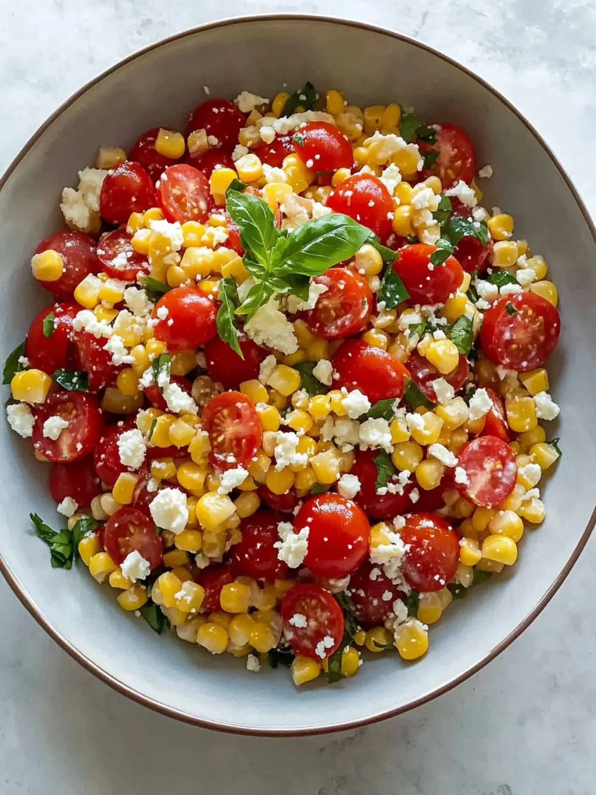 Refreshing Corn, Tomato, and Feta Salad for Summer Bliss 5 Corn, Tomato, and Feta Salad