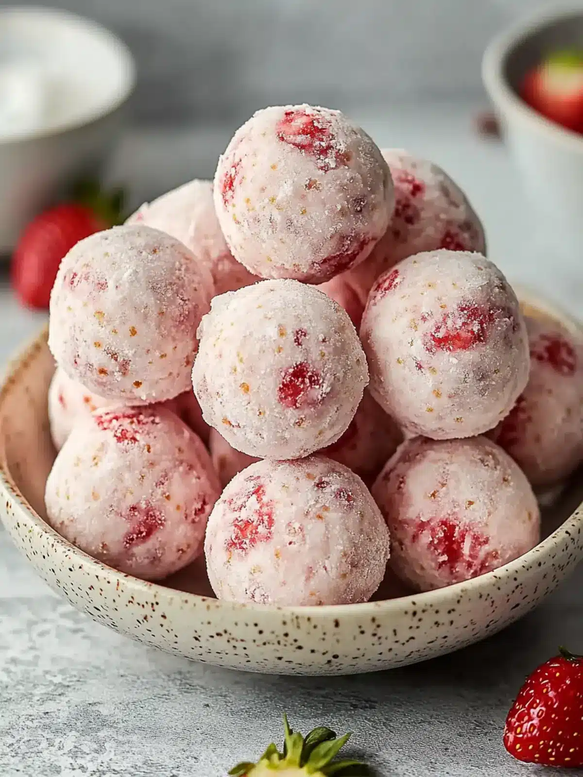 Delicious Strawberry Cheesecake Protein Balls You’ll Love 4 Strawberry Cheesecake Protein Balls