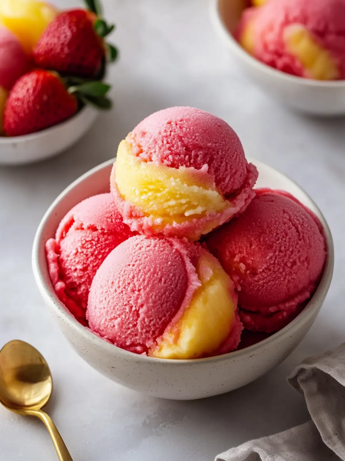 Refreshing Strawberry Pineapple Sorbet for Summer Bliss 5 Strawberry Pineapple Sorbet