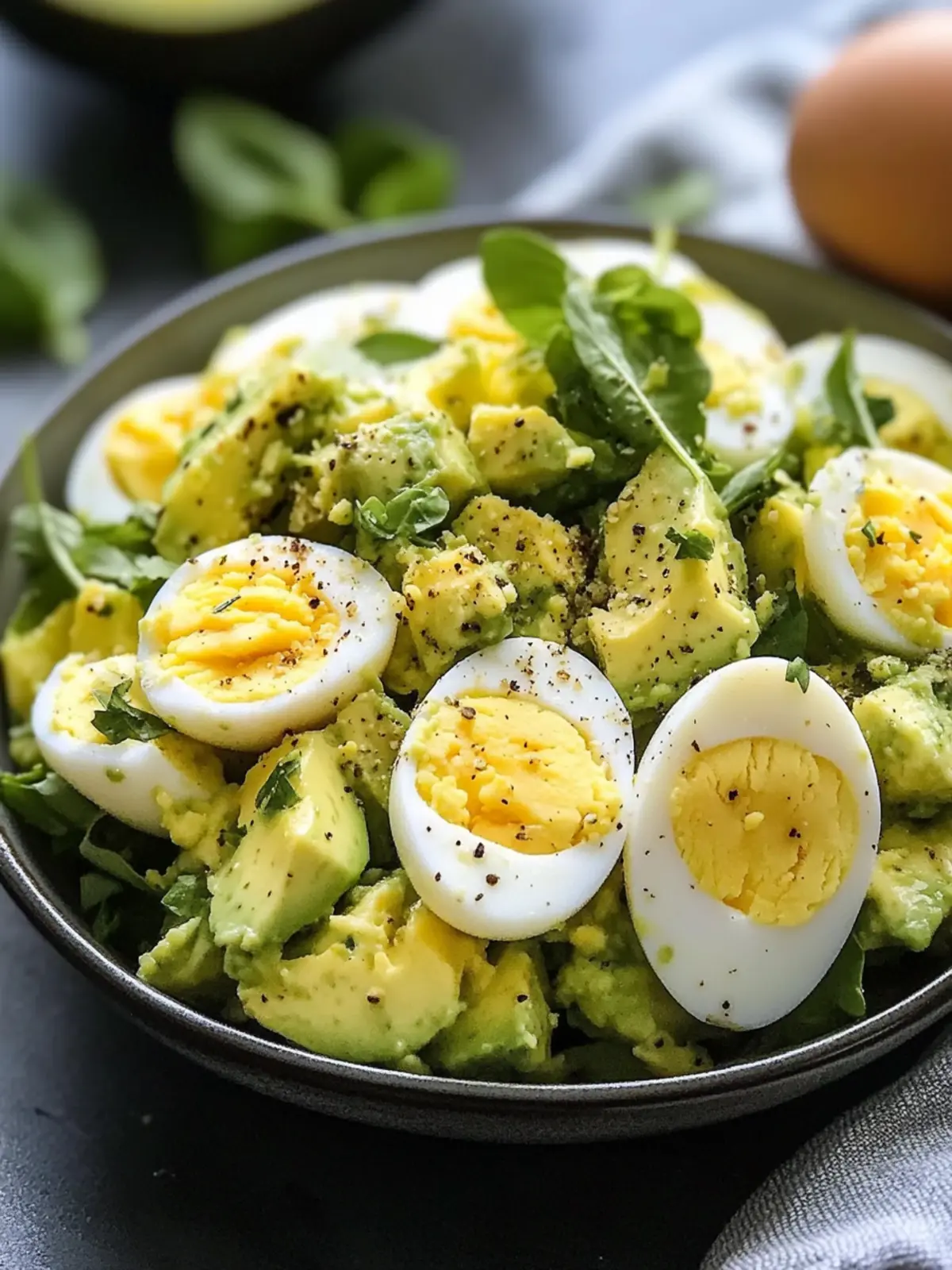 Creamy Avocado Egg Salad Ready in Just 10 Minutes! 3 Avocado Egg Salad