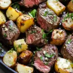 Sizzle Up Garlic Butter Steak Bites and Crispy Potatoes Tonight 83 Garlic Butter Steak Bites and Potatoes