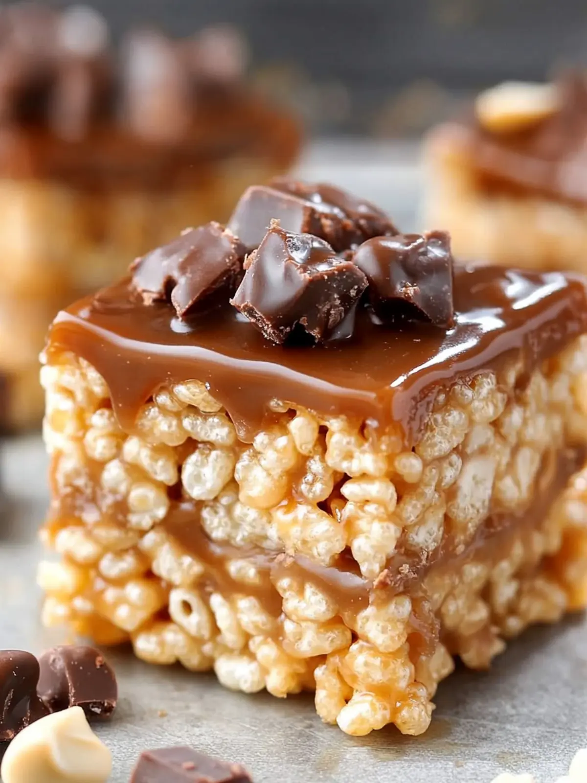 Caramel Turtle Rice Krispie Treats That Wow in Minutes 3 Caramel Turtle Rice Krispie Treats