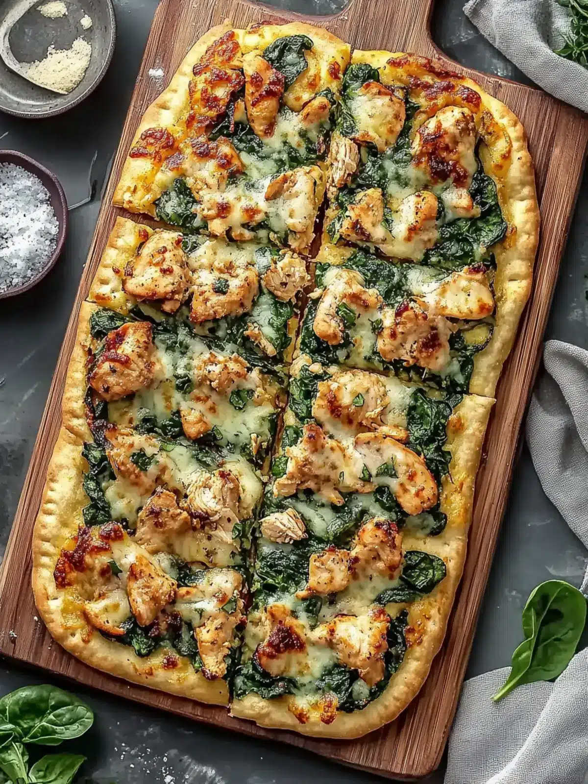 Delicious Best Chicken Spinach Flatbread Ready in 30 Minutes 5 Best Chicken Spinach Flatbread