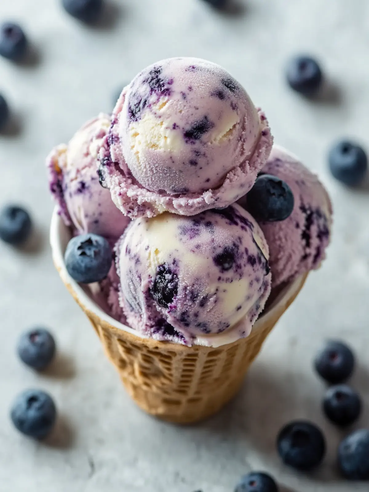 Delicious Blueberry Cheesecake Ice Cream for Summer Bliss 4 Blueberry Cheesecake Ice Cream