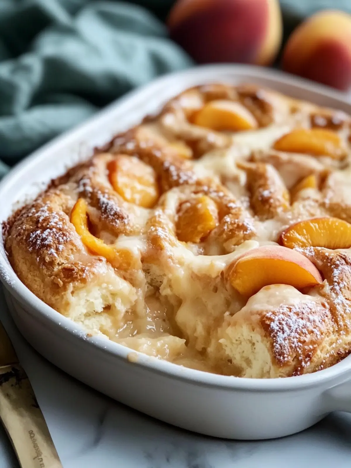 Irresistible Homemade Peach Cobbler Cinnamon Rolls Recipe 5 Homemade Peach Cobbler Cinnamon Rolls