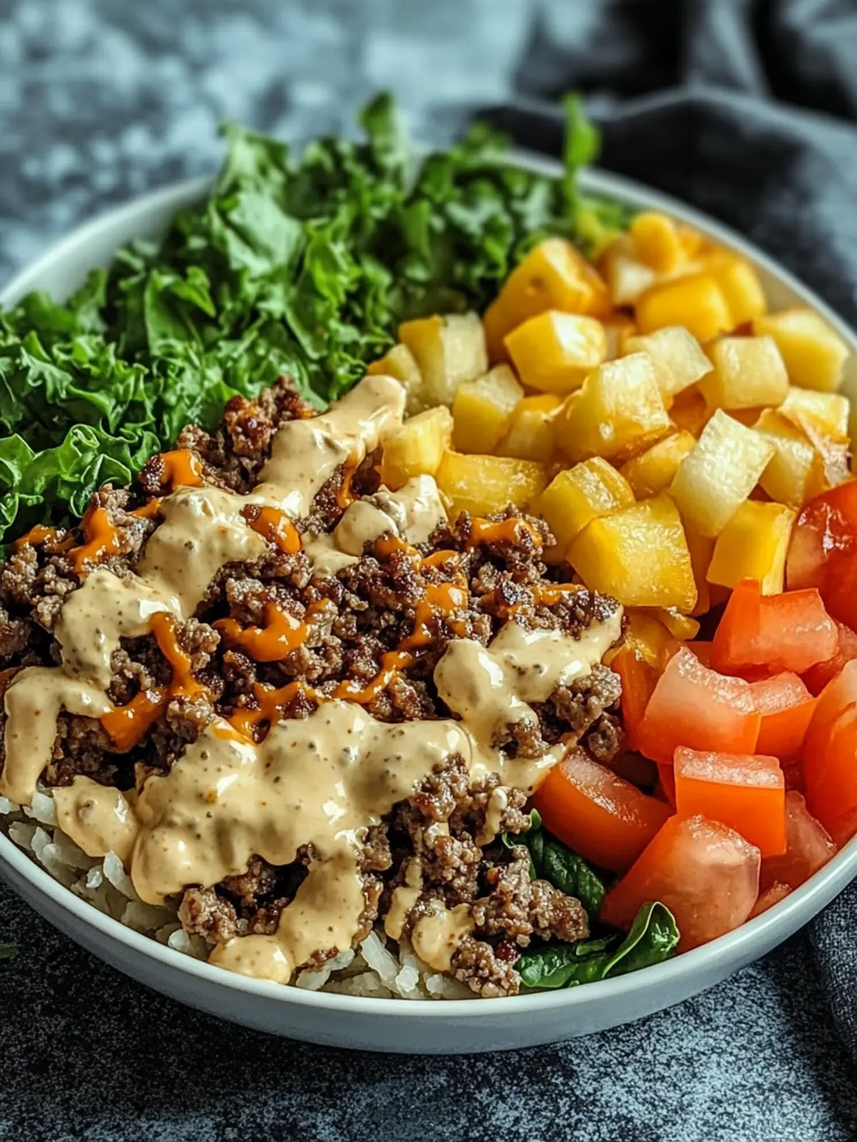 Ultimate Smash Burger Bowl: High-Protein Comfort Awaits 5 Smash Burger Bowl