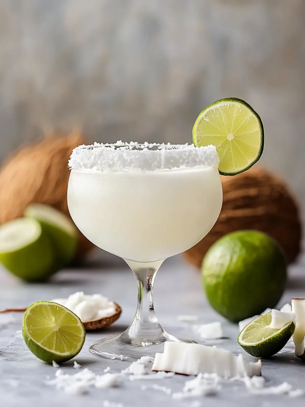 Delight in a Creamy Coconut Margarita for Instant Paradise 3 Coconut Margarita