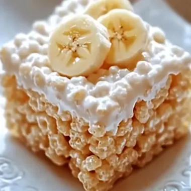 Banana Pudding Rice Krispie Treats: Quick No-Bake Joy 10 Banana Pudding Rice Krispie Treats