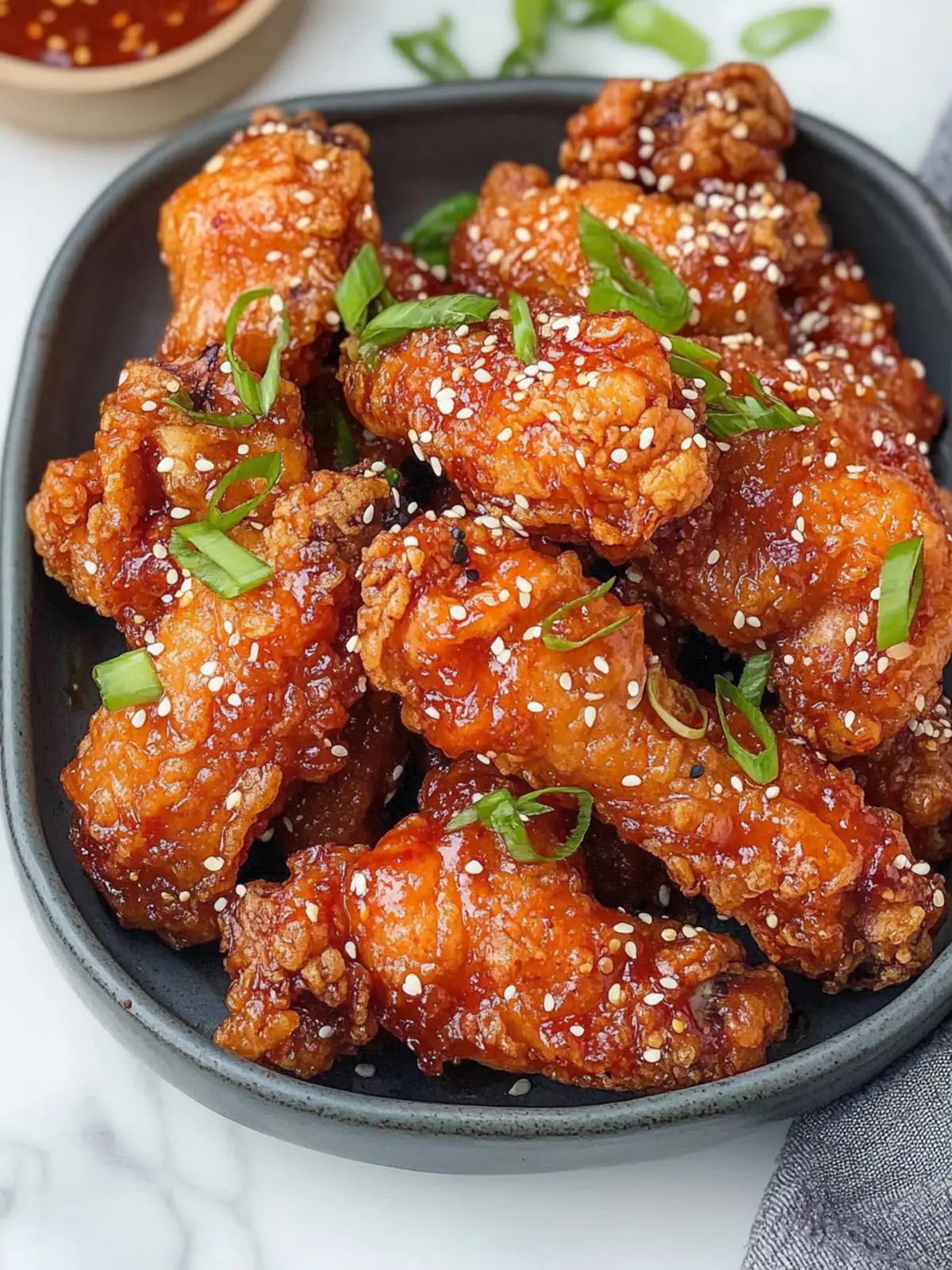 Crispy Korean Fried Chicken Dakgangjeong That Impresses Every Time 2 Crispy Korean Fried Chicken (Dakgangjeong)