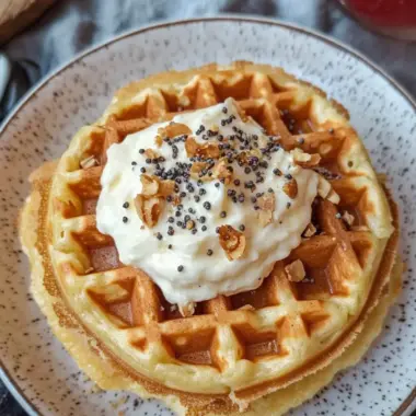 Everything Bagel Chaffles: A Crispy Keto Breakfast Delight 9 Everything Bagel Chaffles