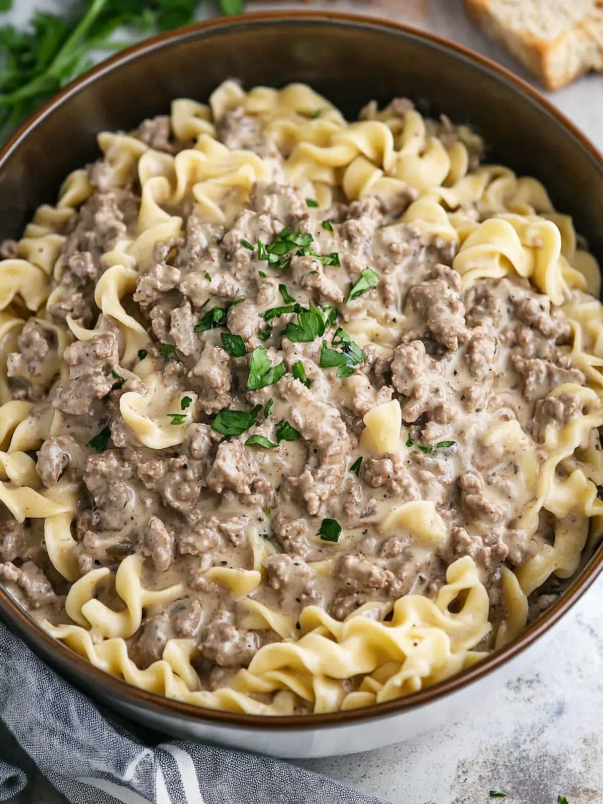 Creamy Easy Ground Beef Stroganoff in Just 30 Minutes 2 Easy Ground Beef Stroganoff (No Cream Soup)