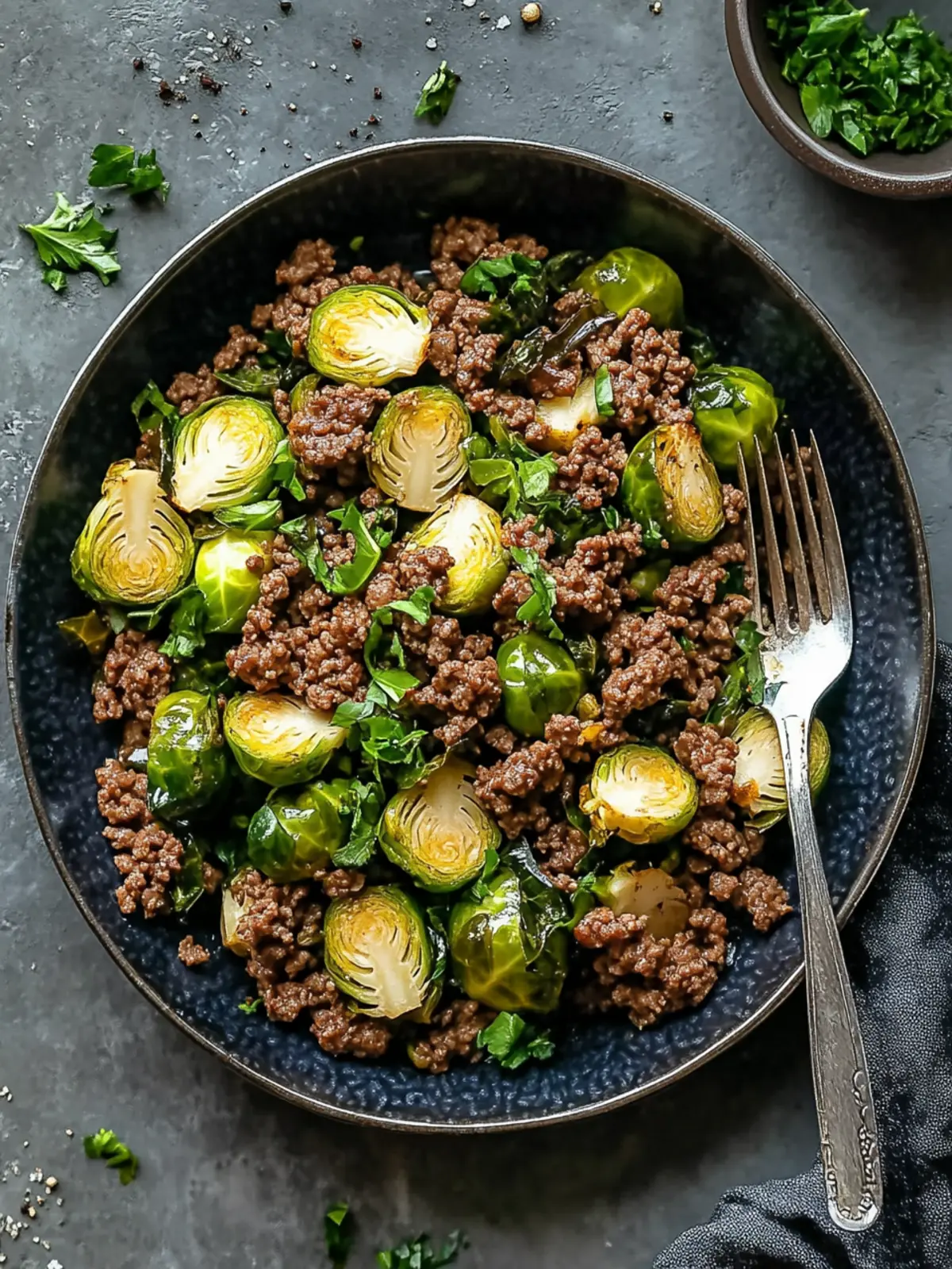Ground Beef and Brussels Sprouts: A Sweet Chili Delight 5 Ground Beef and Brussels Sprouts