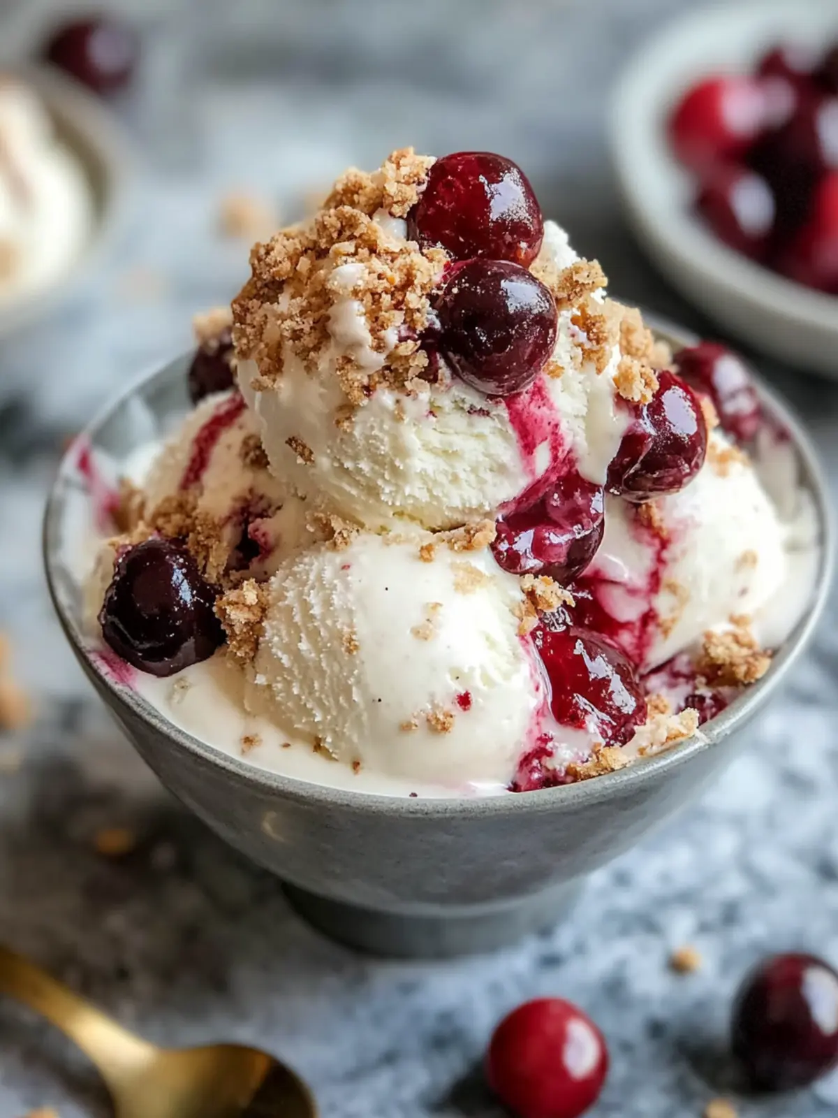 Creamy No-Churn Cherry Cheesecake Ice Cream for Summer Bliss 3 Creamy No-Churn Cherry Cheesecake Ice Cream
