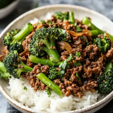 Quick and Healthy Ground Beef and Broccoli Stir Fry Delight 9 Ground Beef and Broccoli Stir Fry