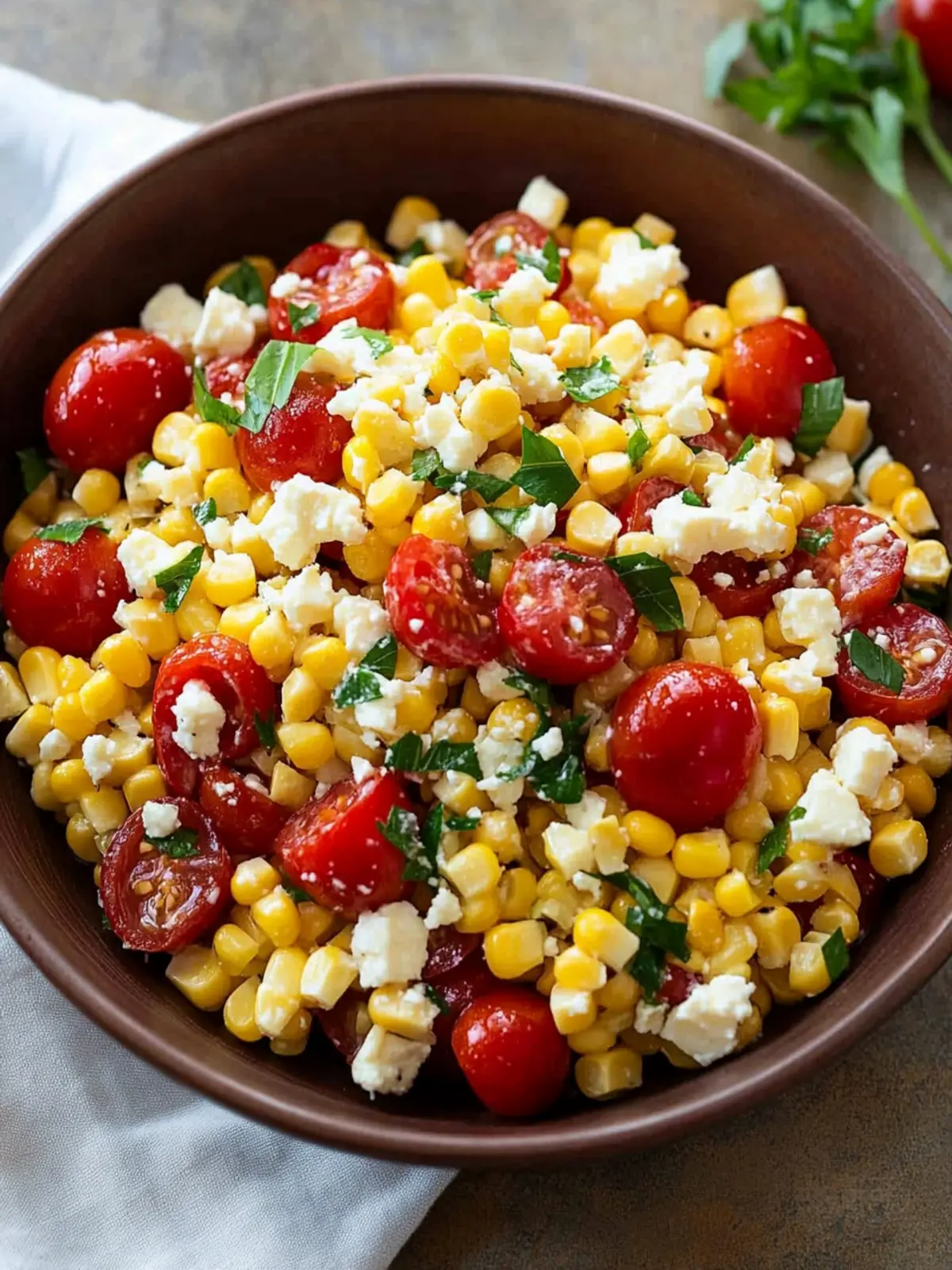 Refreshing Corn, Tomato, and Feta Salad for Summer Bliss 4 Corn, Tomato, and Feta Salad