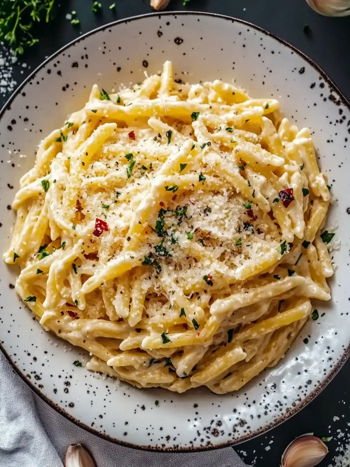 One Pot Creamy Garlic Pasta that’ll Make Weeknight Cooking Easy 4 One Pot Creamy Garlic Pasta