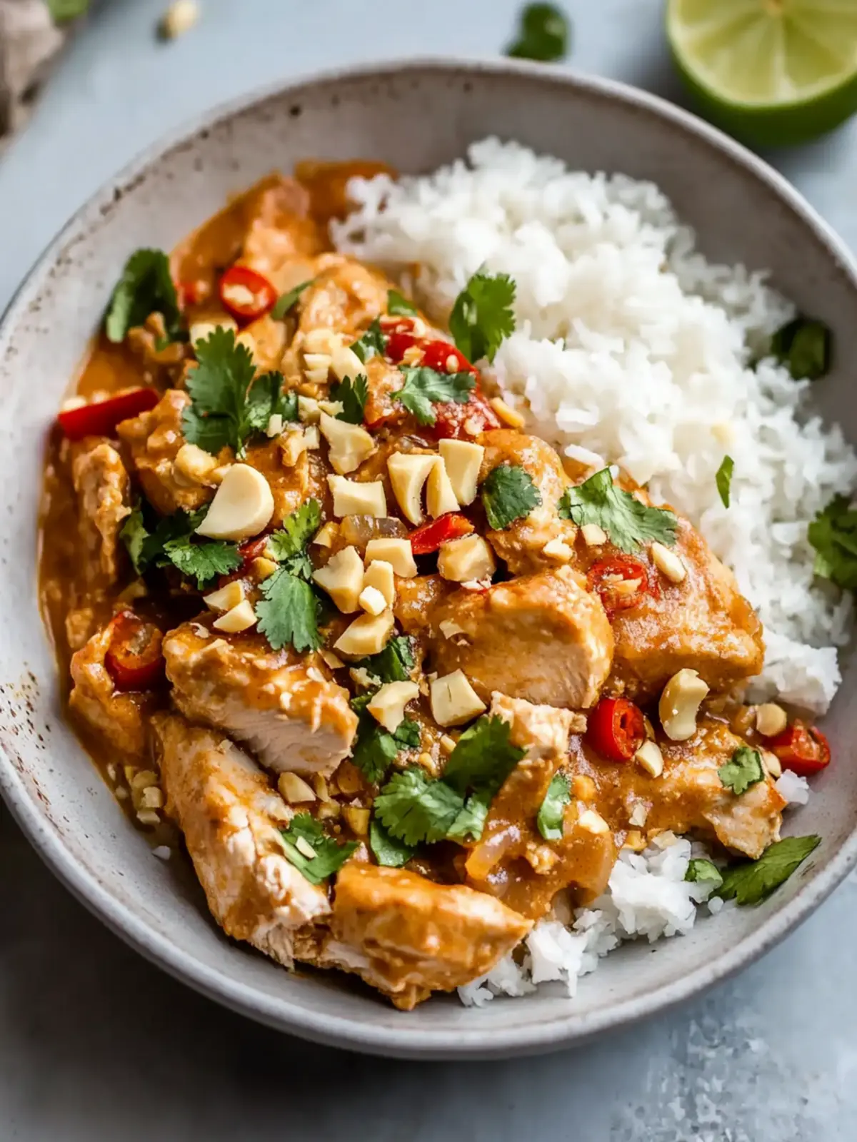 Delicious Slow Cooker Thai Peanut Chicken for Effortless Dinners 4 slow cooker Thai peanut chicken