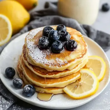 Deliciously Fluffy Blueberry Lemon Pancakes for Lazy Mornings 9 Blueberry Lemon Pancakes