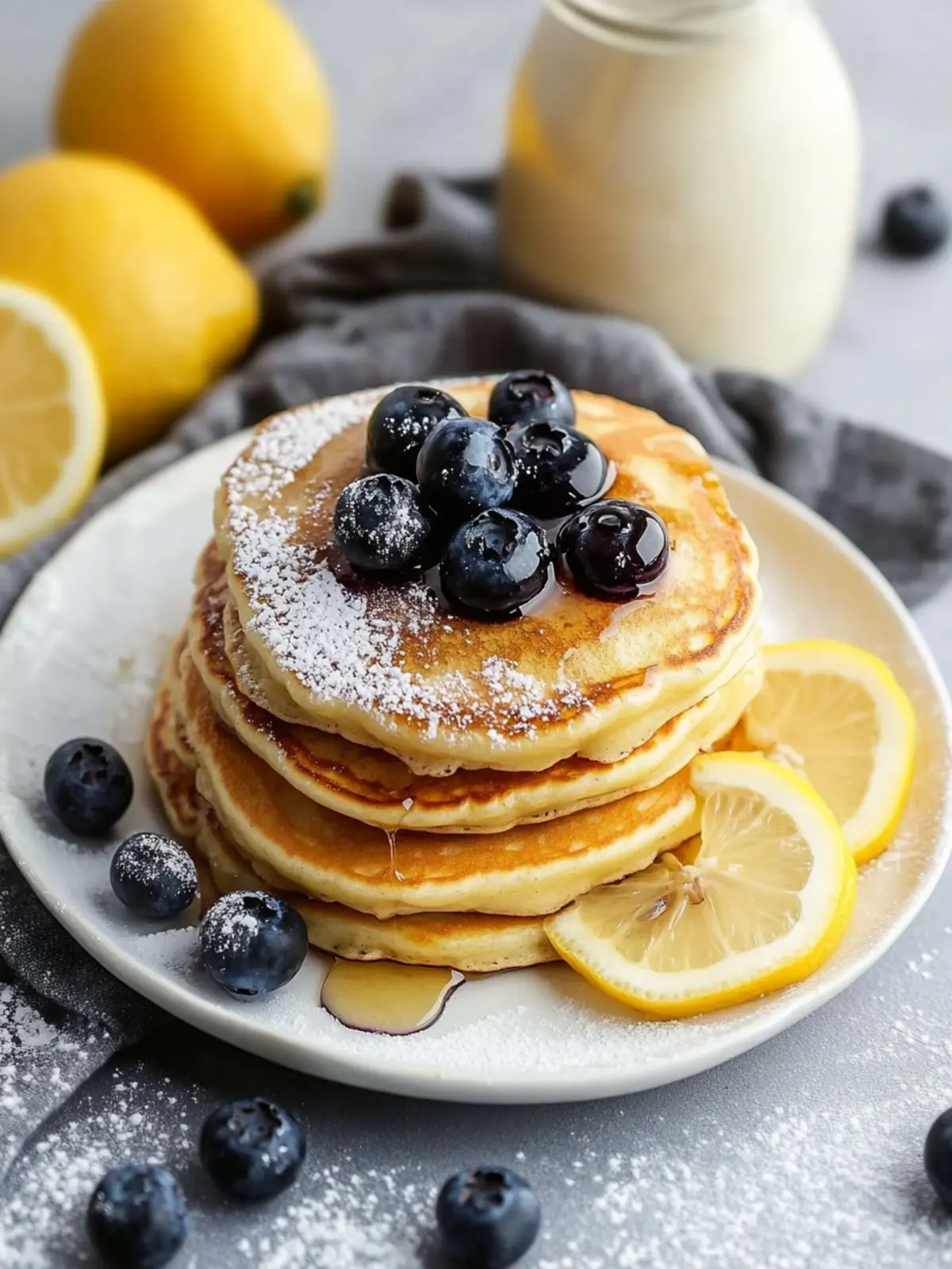 Deliciously Fluffy Blueberry Lemon Pancakes for Lazy Mornings 5 Blueberry Lemon Pancakes