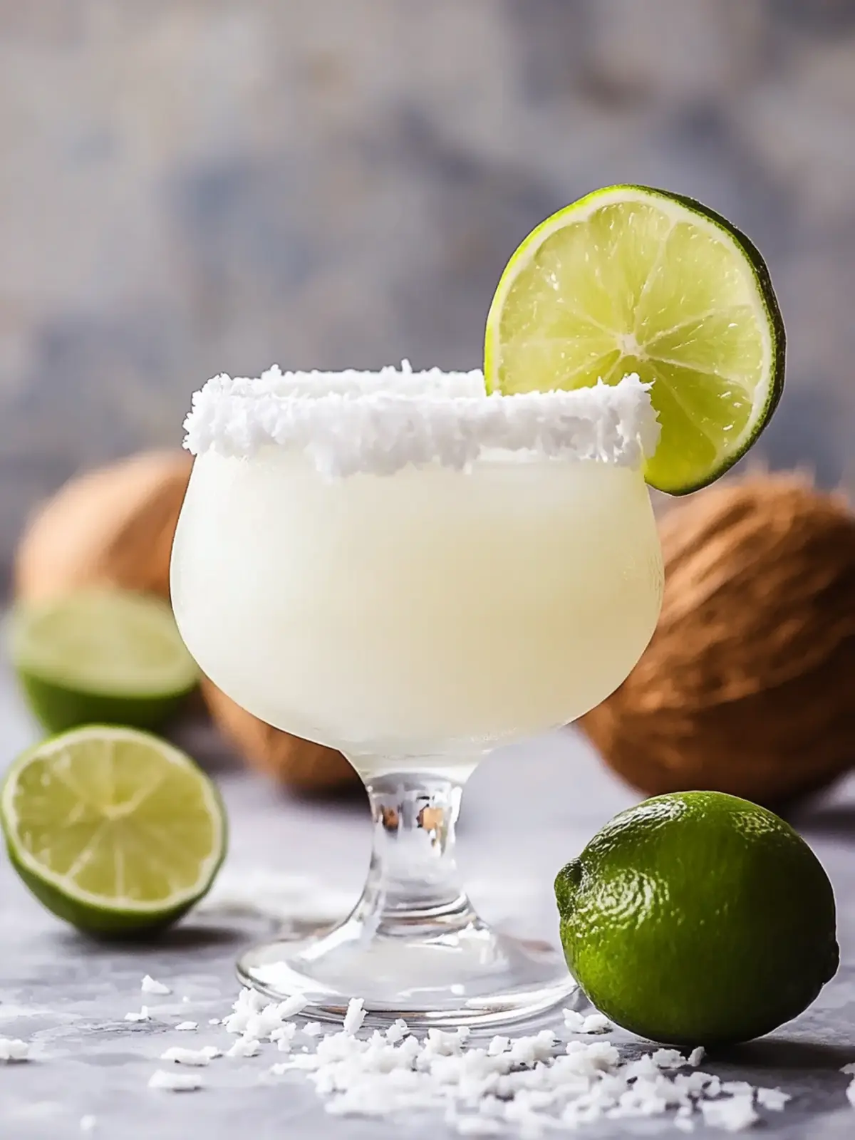 Delight in a Creamy Coconut Margarita for Instant Paradise 2 Coconut Margarita
