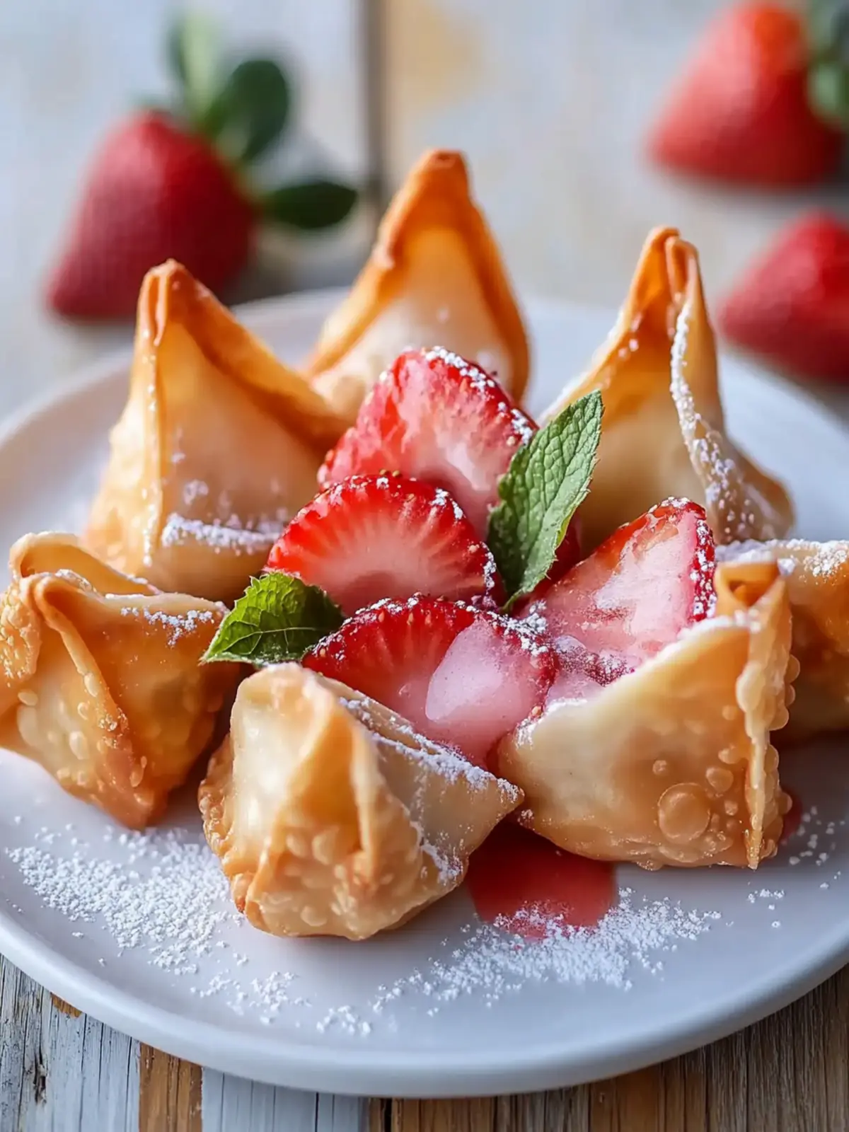 Quick Strawberry Cheesecake Wontons for Sweet Family Fun 2 Quick Strawberry Cheesecake Wontons