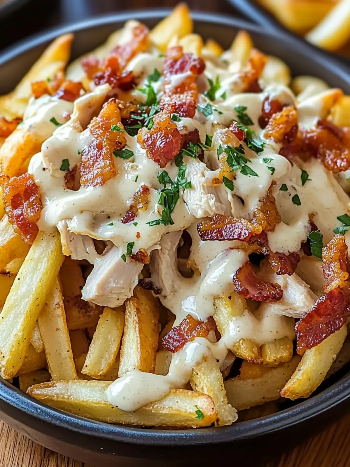 Ultimate Chicken Bacon Ranch Fries Recipe You'll Love 2 Chicken Bacon Ranch Fries Recipe