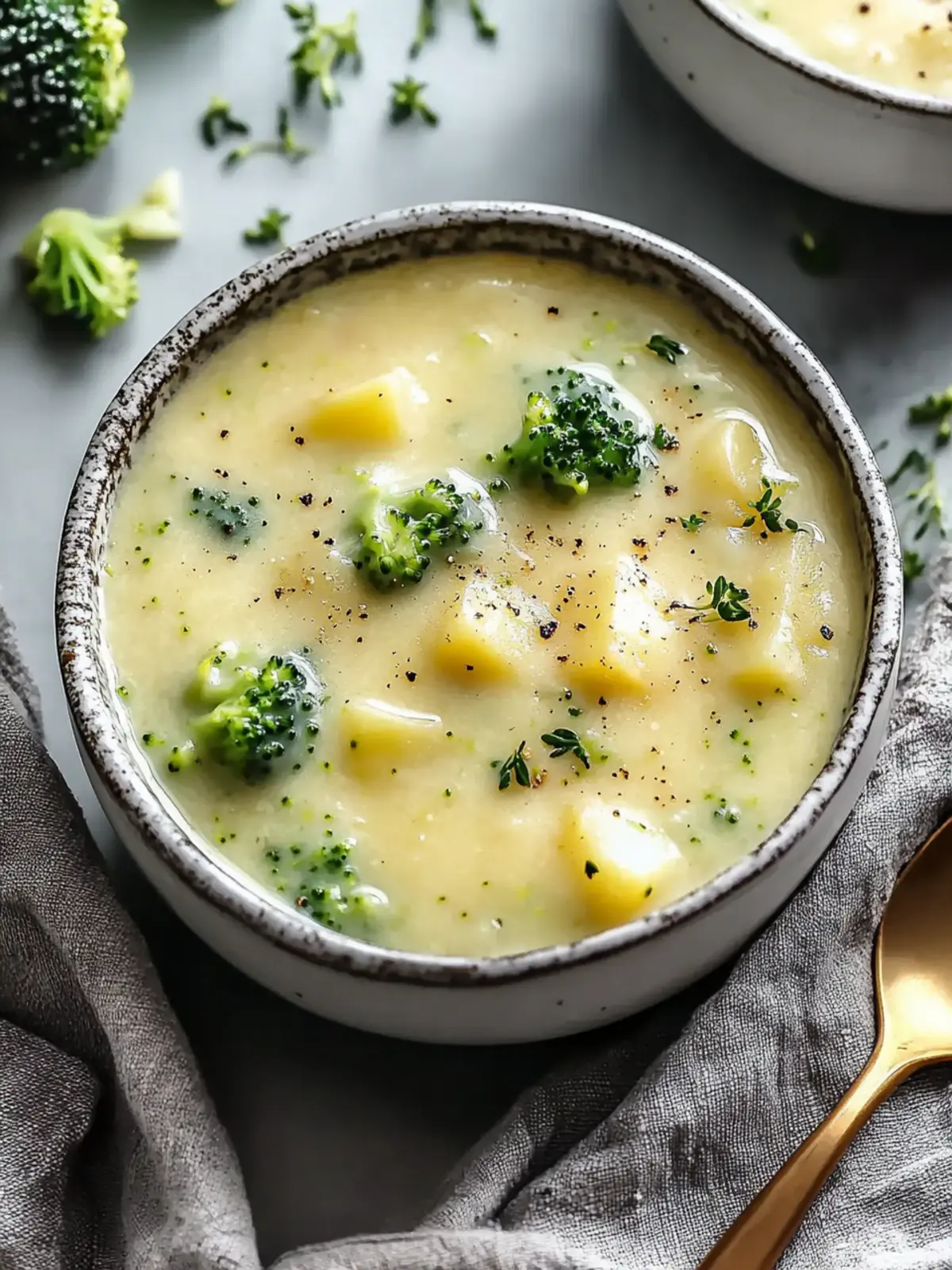 Creamy Broccoli Potato Cheese Soup for Cozy Nights at Home 2 Creamy Broccoli Potato Cheese Soup for Cozy Nights