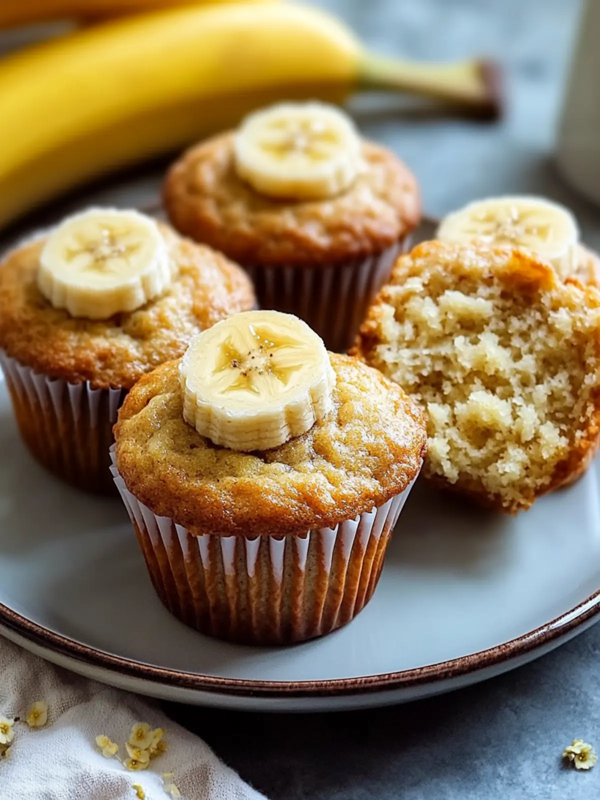 Greek Yogurt Banana Muffins: Your Healthy Morning Boost 3 Greek Yogurt Banana Muffins