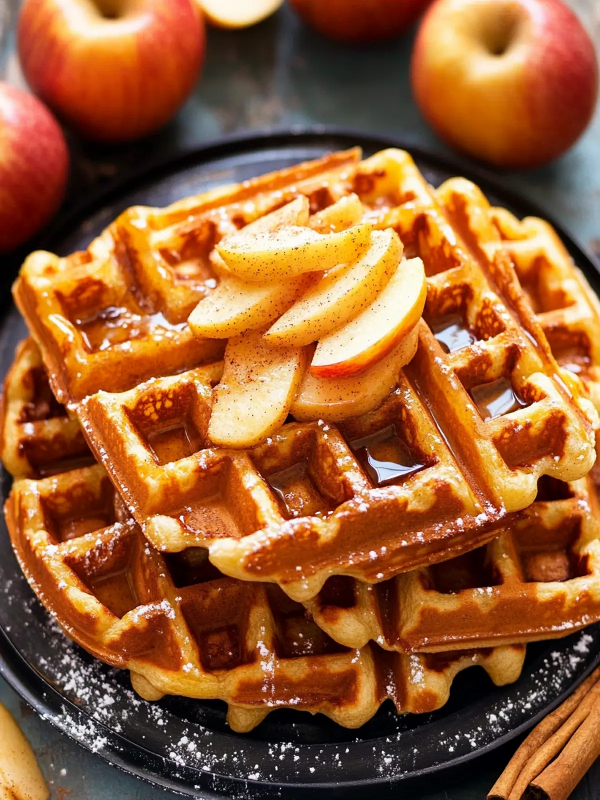 Cozy Apple Waffles Recipe with Cinnamon Apple Topping Delight 5 Apple Waffles Recipe with Cinnamon Apple Topping
