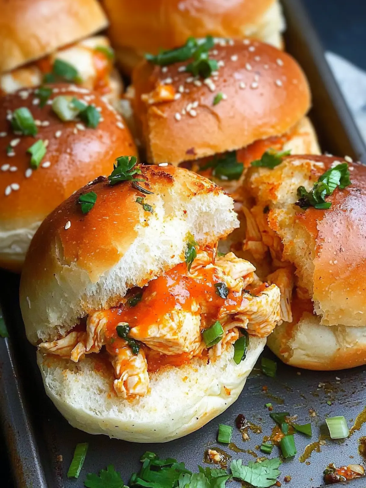 Spicy Buffalo Chicken Sliders You Can't Resist for Game Day 2 Spicy Buffalo Chicken Sliders