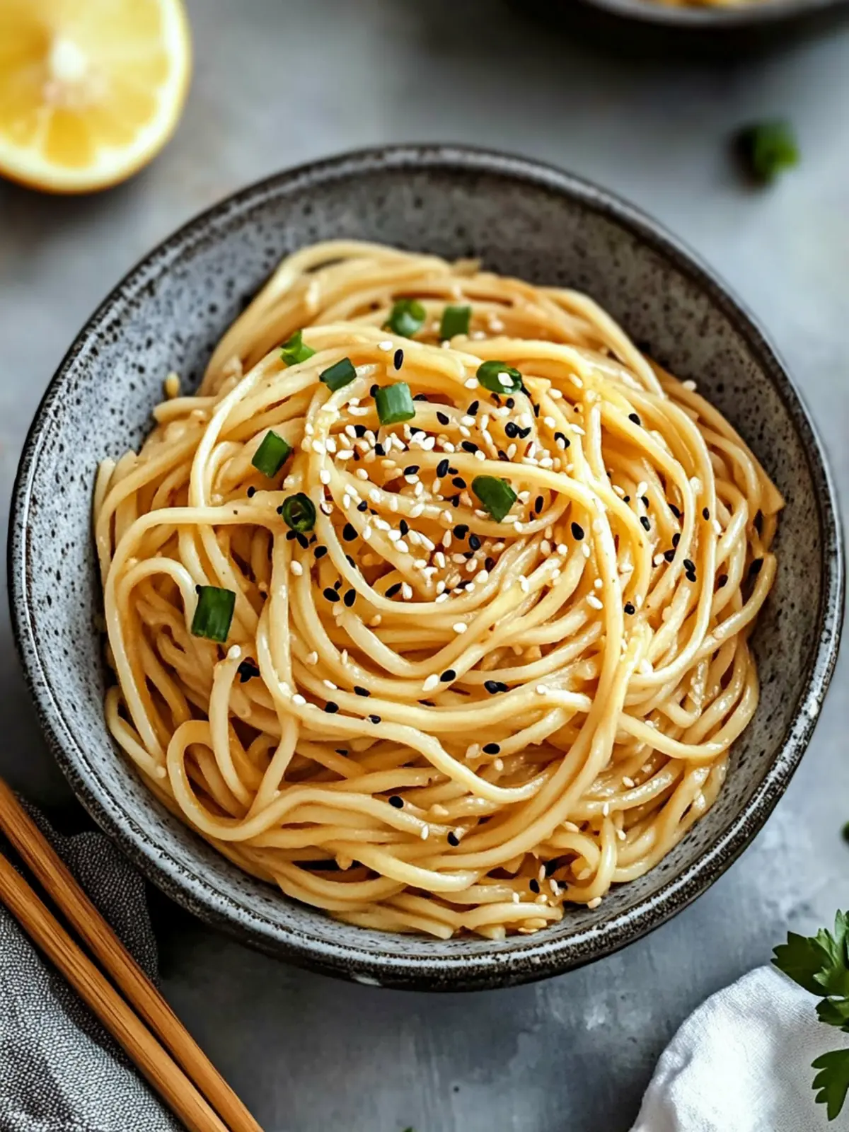 Easy Garlic Sesame Noodles: 15-Minute Comfort Food Delight 2 Garlic Sesame Noodles