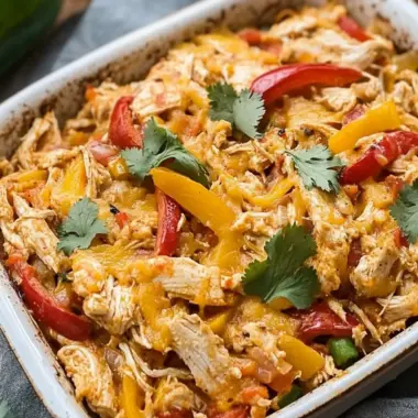 Savor the Easy Chicken Fajita Casserole Everyone Loves 10 Chicken Fajita Casserole
