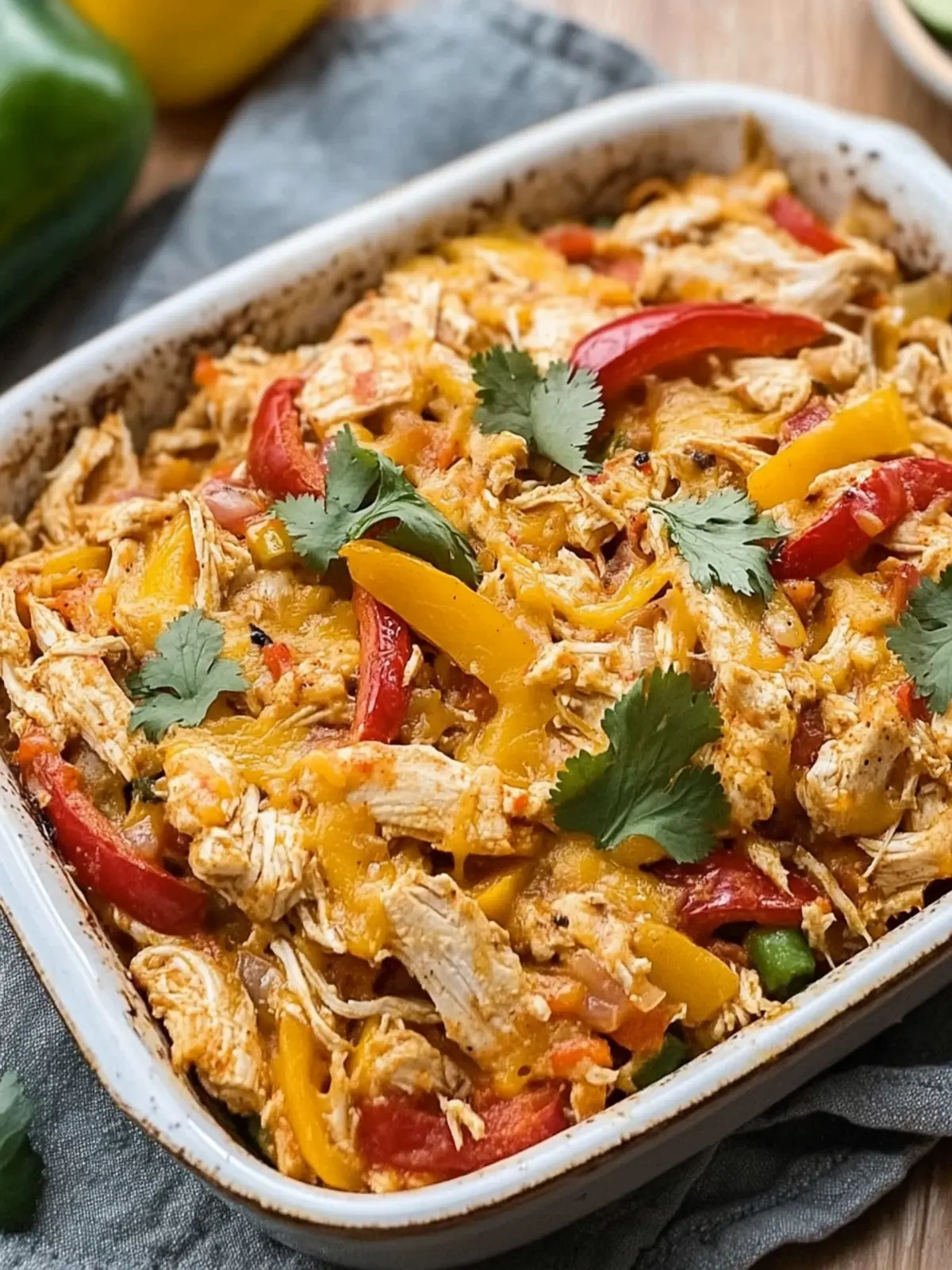 Savor the Easy Chicken Fajita Casserole Everyone Loves 5 Chicken Fajita Casserole