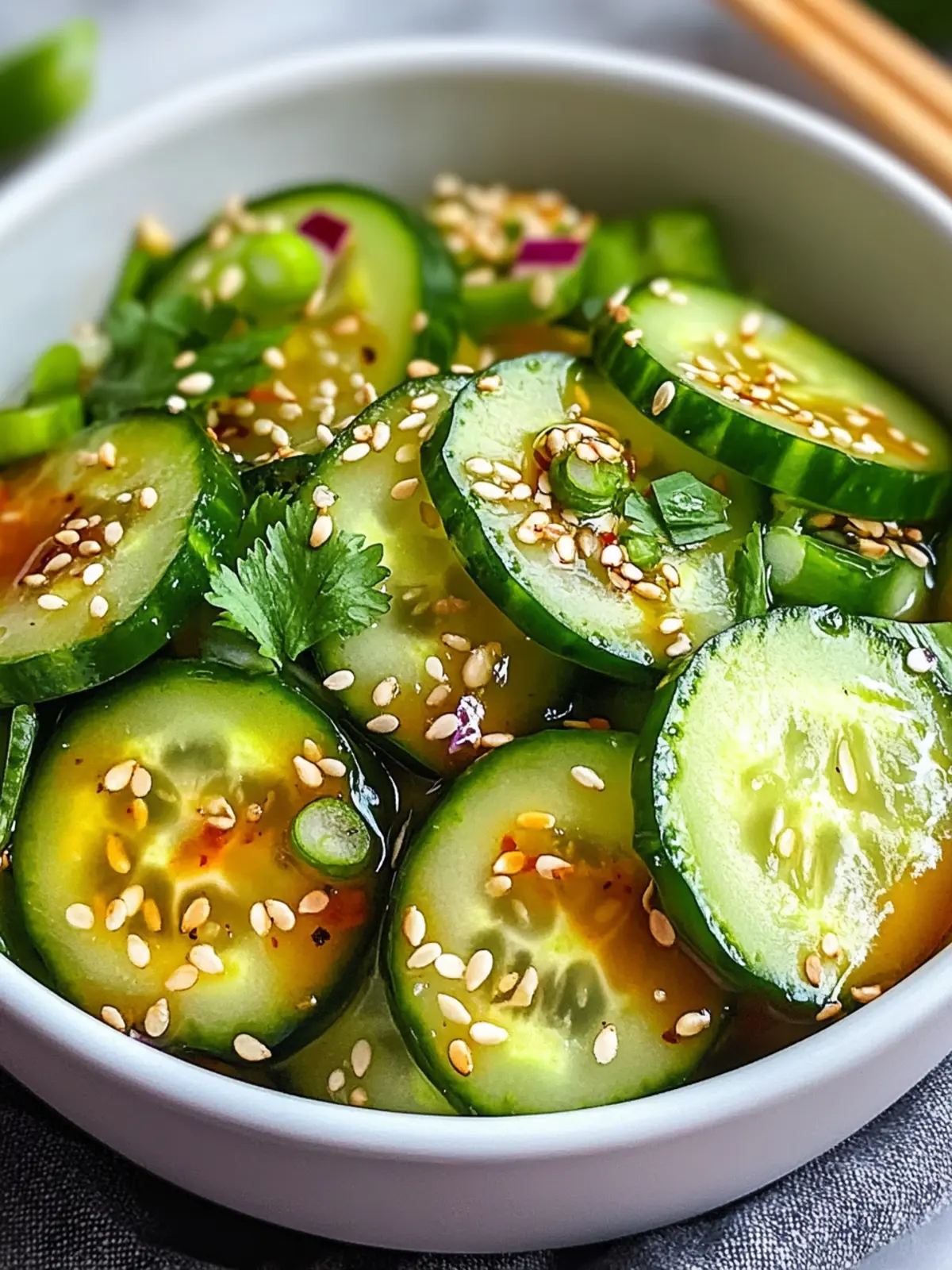 Easy Asian Cucumber Salad: Crunchy Goodness in Minutes 4 Easy Asian Cucumber Salad