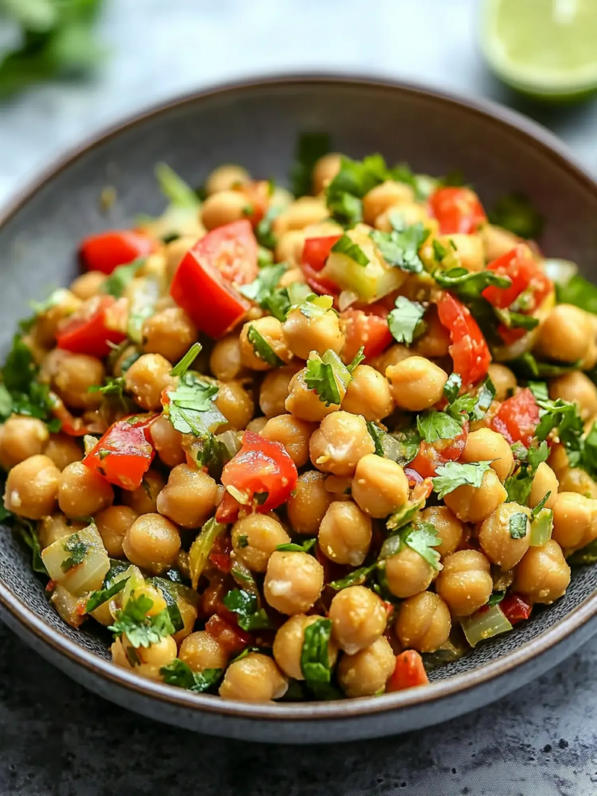 Zesty Curried Chickpea Salad for a Flavorful Fresh Meal 4 Curried Chickpea Salad