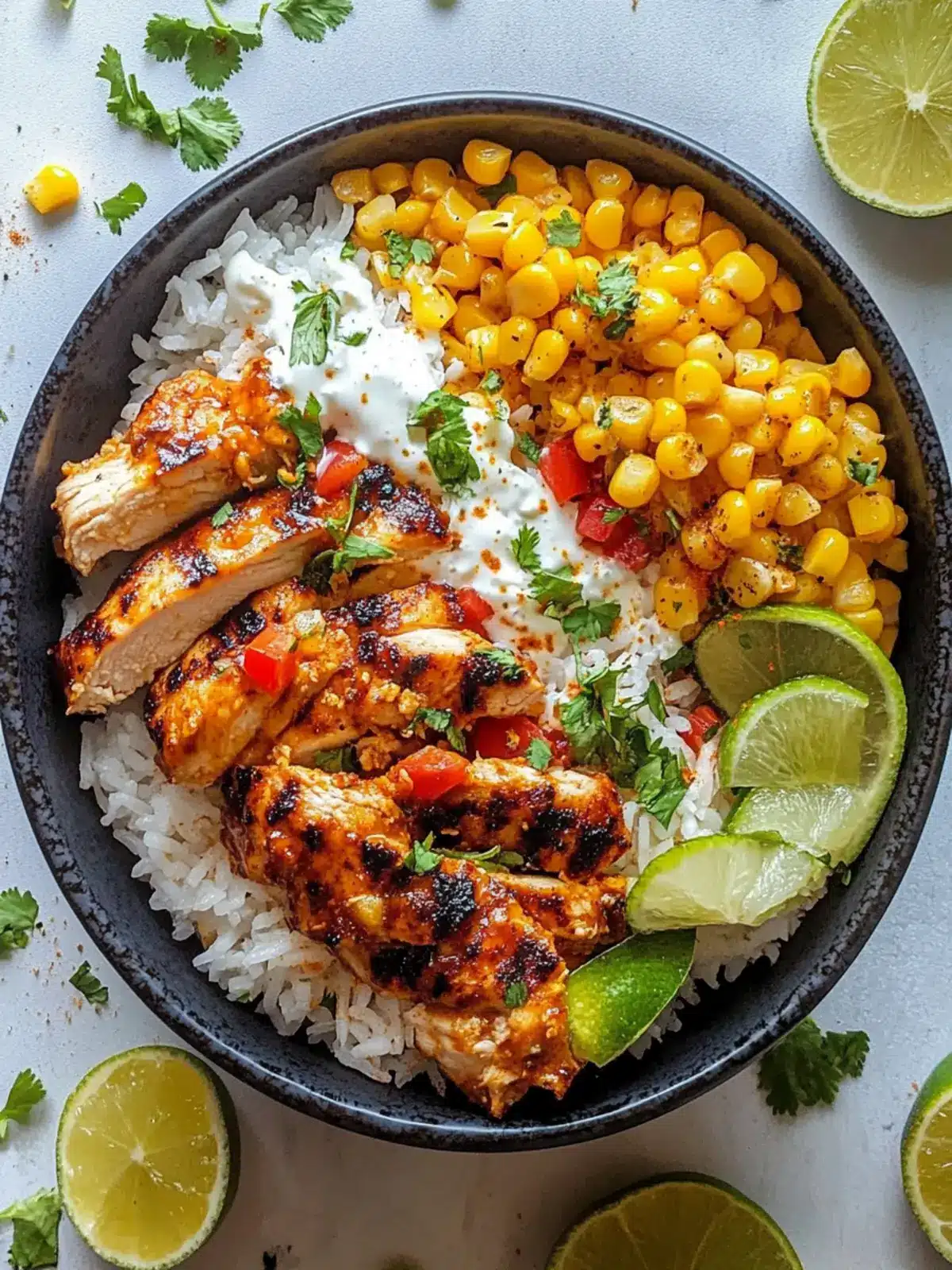Savory Street Corn Chicken Rice Bowl You'll Crave Again! 5 Street Corn Chicken Rice Bowl