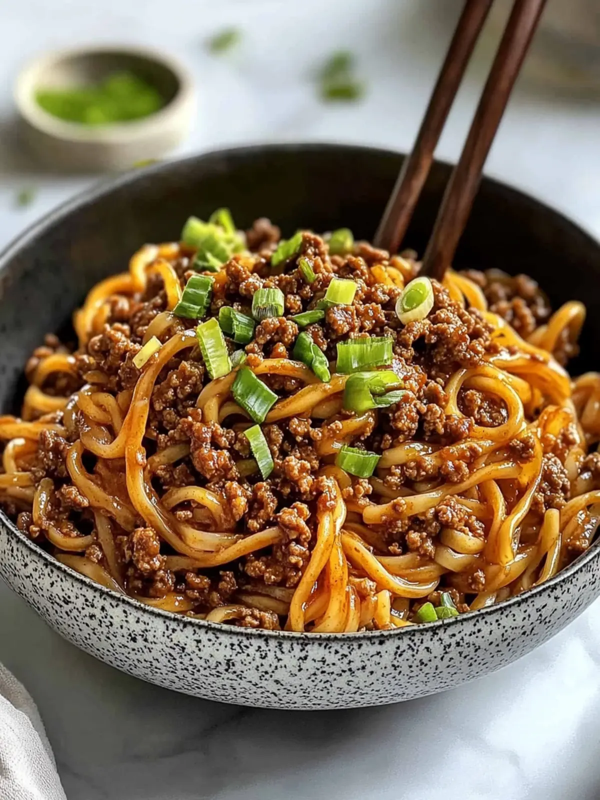Mongolian Ground Beef Noodles: Quick Family Dinner Delight 4 Mongolian Ground Beef Noodles