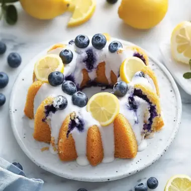 Mini Blueberry Lemon Bundt Cakes for a Sunny Day Indulgence 10 Mini Blueberry Lemon Bundt Cakes