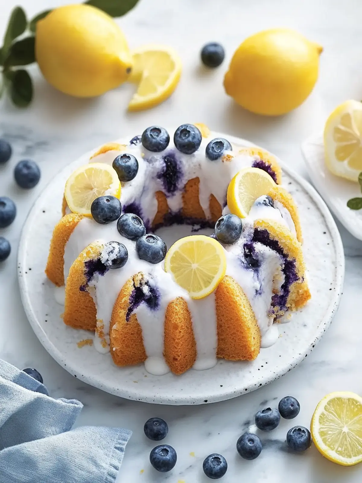 Mini Blueberry Lemon Bundt Cakes for a Sunny Day Indulgence 5 Mini Blueberry Lemon Bundt Cakes